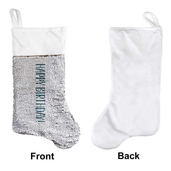 Animal Friend Birthday Sequin Stocking - Approval
