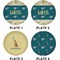 Animal Friend Birthday Set of Lunch / Dinner Plates (Approval)