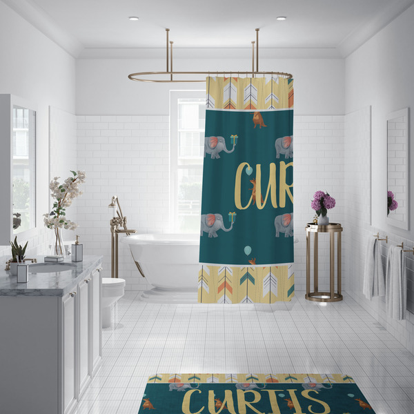 Animal Friend Birthday Shower Curtain - 70"x83"