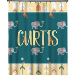 Animal Friend Birthday Extra Long Shower Curtain - 70"x84" (Personalized)