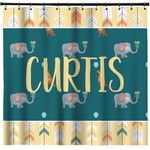 Animal Friend Birthday Shower Curtain - Custom Size (Personalized)