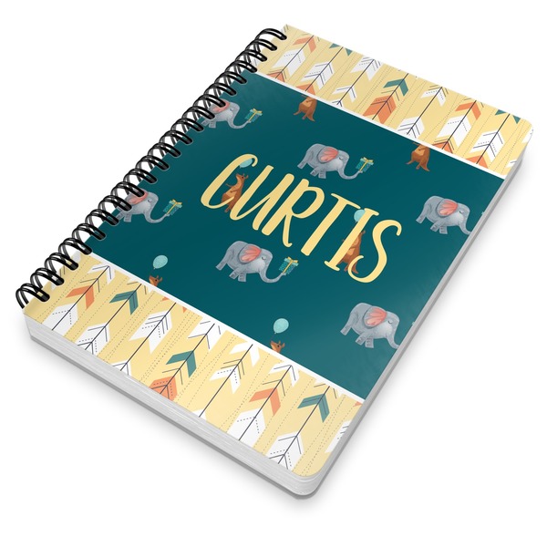 Animal Friend Birthday Spiral Journal 7 x 10 - Main