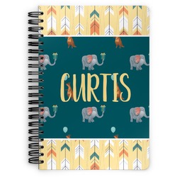 Animal Friend Birthday Spiral Notebook - 7x10 w/ Name or Text