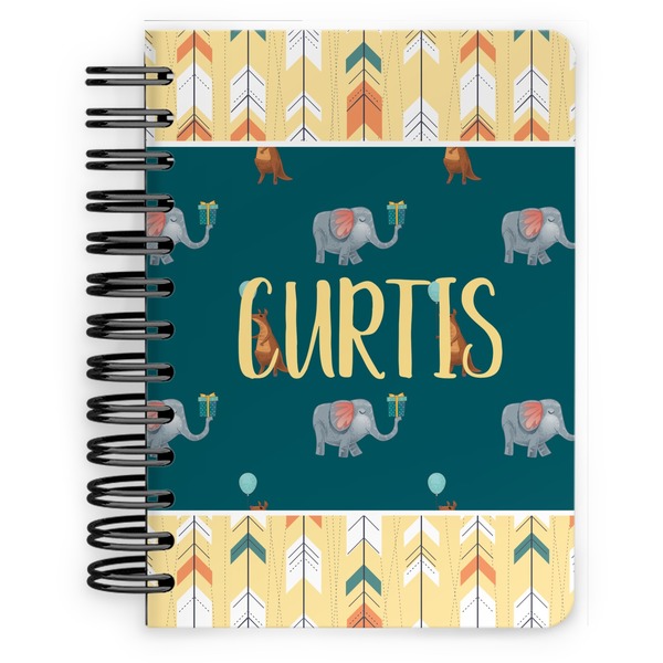 Custom Animal Friend Birthday Spiral Notebook - 5x7 w/ Name or Text