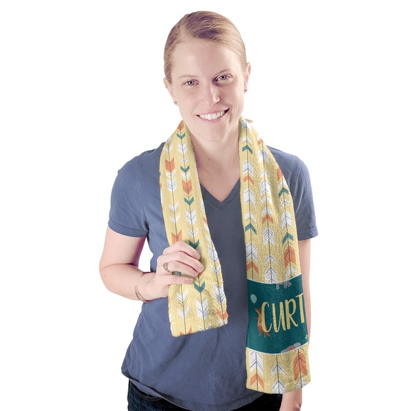 Animal Friend Birthday Sport Towel - Exercise use - Model