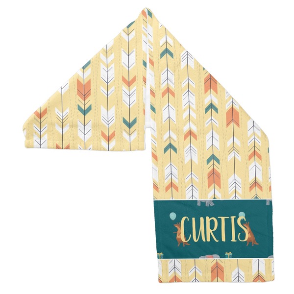 Animal Friend Birthday Sports Towel Folded - Both Sides Showing