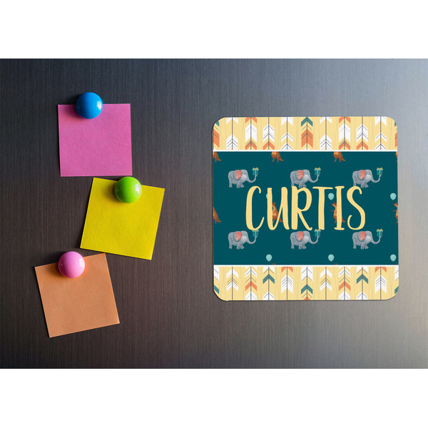 Animal Friend Birthday Square Fridge Magnet - LIFESTYLE