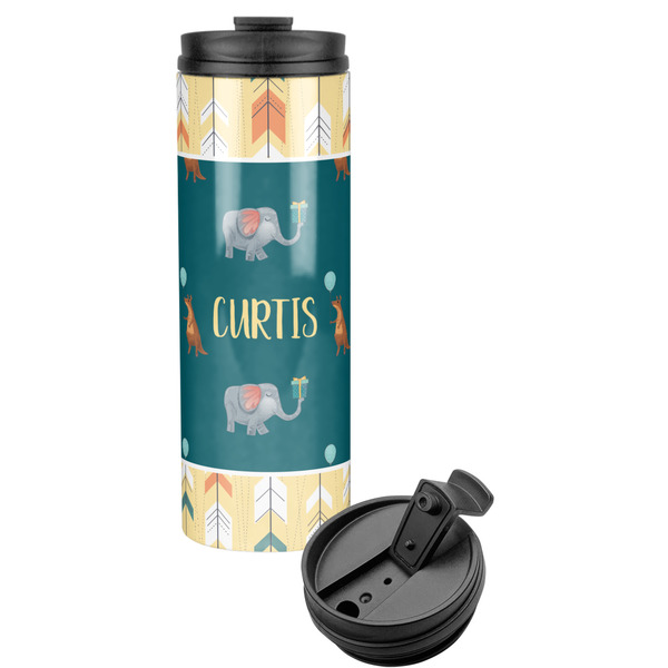 Custom Animal Friend Birthday Stainless Steel Skinny Tumbler (Personalized)