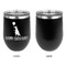 Animal Friend Birthday Stainless Wine Tumblers - Black - Single Sided - Approval