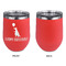 Animal Friend Birthday Stainless Wine Tumblers - Coral - Single Sided - Approval