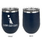 Animal Friend Birthday Stainless Wine Tumblers - Navy - Single Sided - Approval