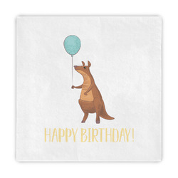 Animal Friend Birthday Decorative Paper Napkins (Personalized)