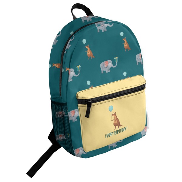 Custom Animal Friend Birthday Student Backpack (Personalized)