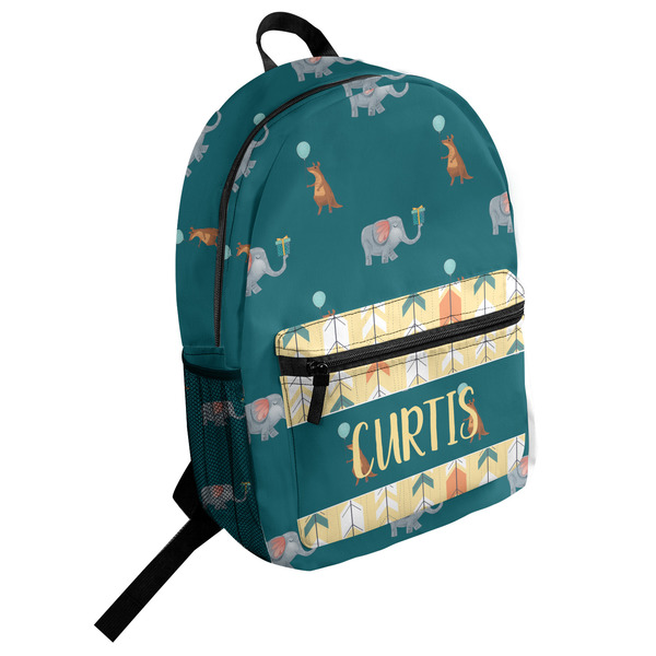 Custom Animal Friend Birthday Student Backpack (Personalized)