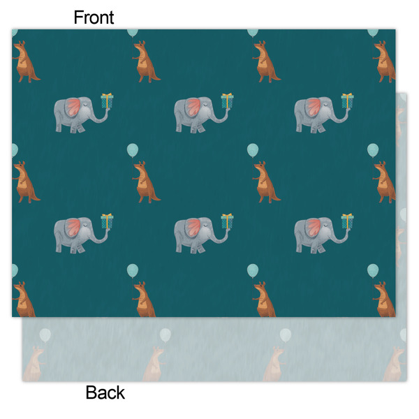 Animal Friend Birthday Tissue Paper - Heavyweight - Medium - Front & Back
