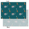 Animal Friend Birthday Tissue Paper - Heavyweight - Small - Front & Back