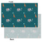 Animal Friend Birthday Tissue Paper - Lightweight - Small - Front & Back