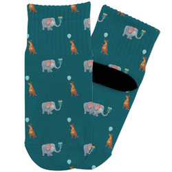 Animal Friend Birthday Toddler Ankle Socks (Personalized)