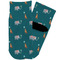 Animal Friend Birthday Toddler Ankle Socks - Single Pair - Front and Back