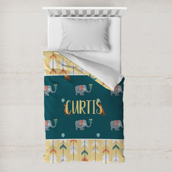 Animal Friend Birthday Toddler Duvet Cover w/ Name or Text