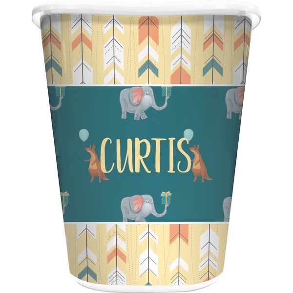 Custom Animal Friend Birthday Waste Basket (Personalized)