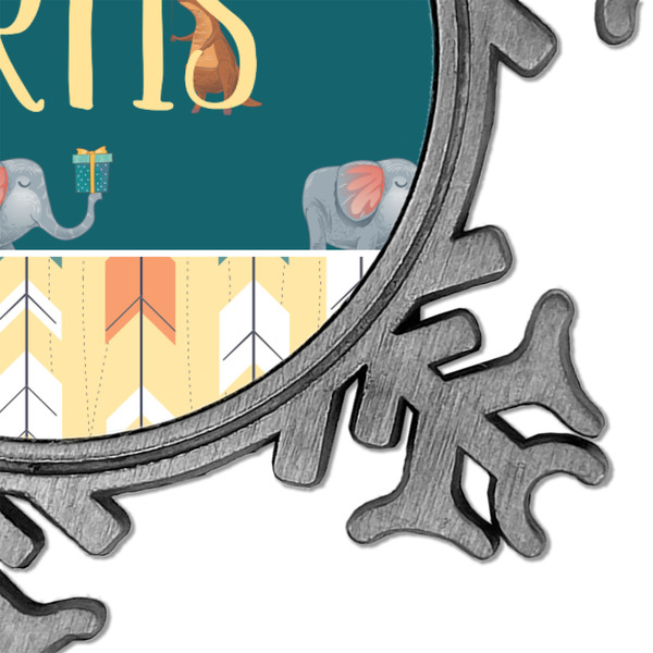 Animal Friend Birthday Vintage Snowflake - Detail