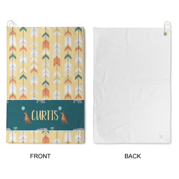 Animal Friend Birthday Waffle Weave Golf Towel - Approval