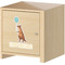 Animal Friend Birthday Wall Graphic on Wooden Cabinet