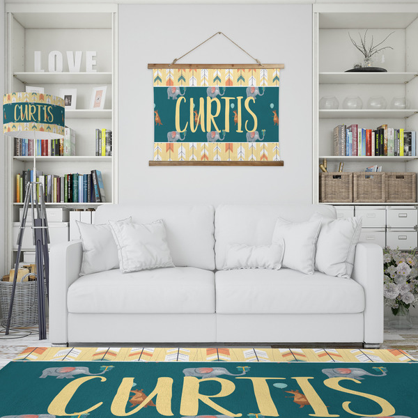 Animal Friend Birthday Wall Hanging Tapestry - IN CONTEXT