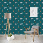 Animal Friend Birthday Wallpaper & Surface Covering