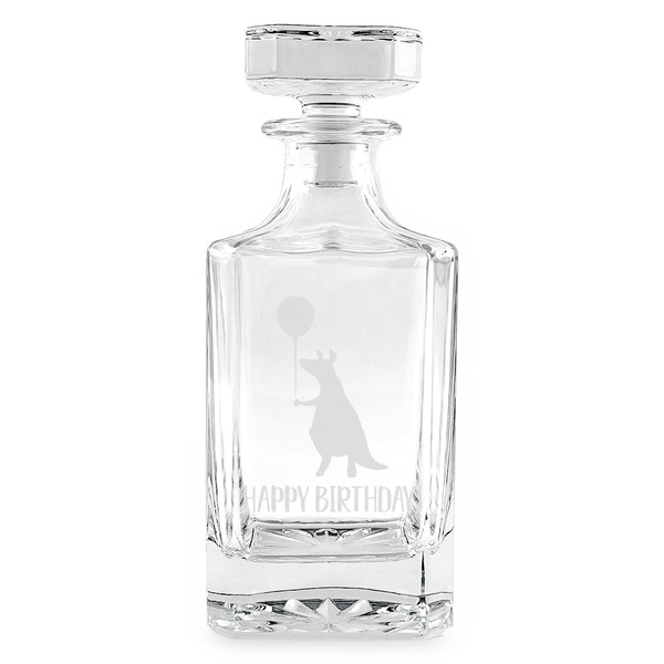 Animal Friend Birthday Whiskey Decanter - 26oz Square - APPROVAL