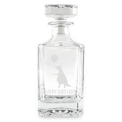 Animal Friend Birthday Whiskey Decanter - 26 oz Square (Personalized)