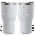 Animal Friend Birthday RTIC Tumbler - White - Engraved Front & Back (Personalized)