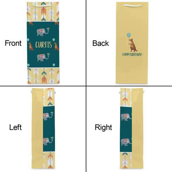 Animal Friend Birthday Wine Gift Bag - Gloss - Approval