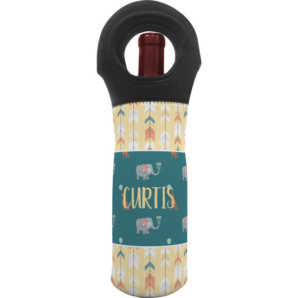 Custom Animal Friend Birthday Wine Tote Bag (Personalized)