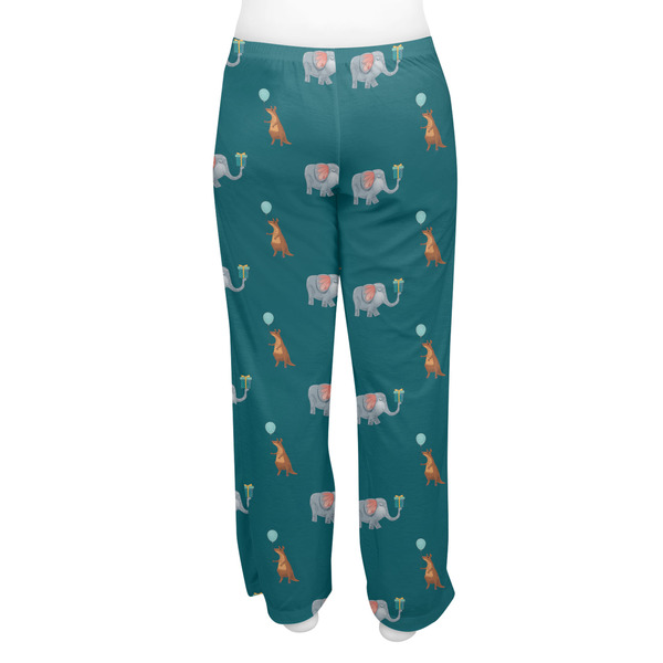 Animal Friend Birthday Women's Pj on model - Back