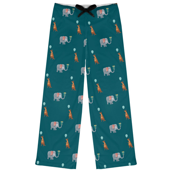 Custom Animal Friend Birthday Womens Pajama Pants - S
