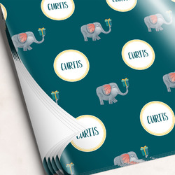 Animal Friend Birthday Wrapping Paper Sheets (Personalized)
