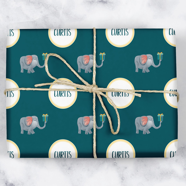 Custom Animal Friend Birthday Wrapping Paper (Personalized)