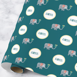 Animal Friend Birthday Wrapping Paper Roll - Large (Personalized)