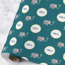 Animal Friend Birthday Wrapping Paper Roll - Large - Matte (Personalized)