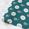 Animal Friend Birthday Wrapping Paper Roll - Matte - Medium - Main
