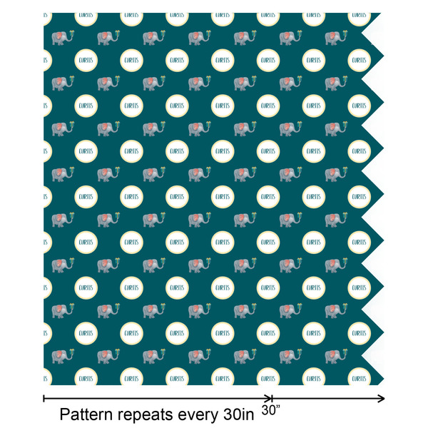 Animal Friend Birthday Wrapping Paper Roll - Satin - Partial Roll