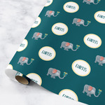 Animal Friend Birthday Wrapping Paper Roll - Medium (Personalized)