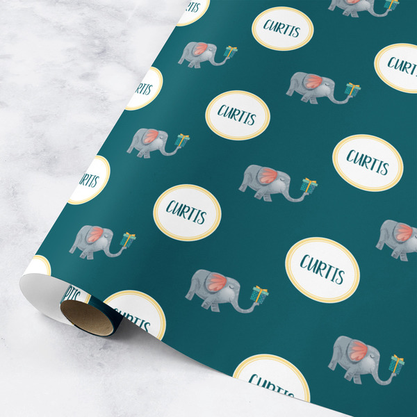 Custom Animal Friend Birthday Wrapping Paper Roll - Small (Personalized)