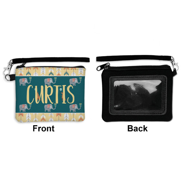 Animal Friend Birthday Wristlet ID Cases - Front & Back