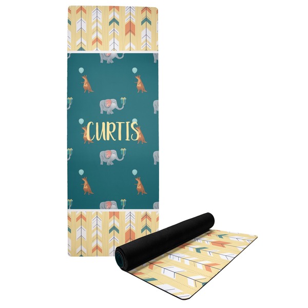 Custom Animal Friend Birthday Yoga Mat (Personalized)