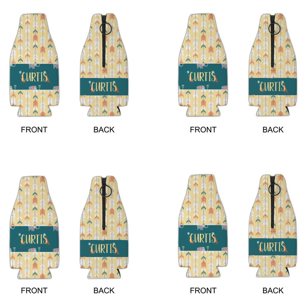 Animal Friend Birthday Zipper Bottle Cooler - Set of 4 - APPROVAL