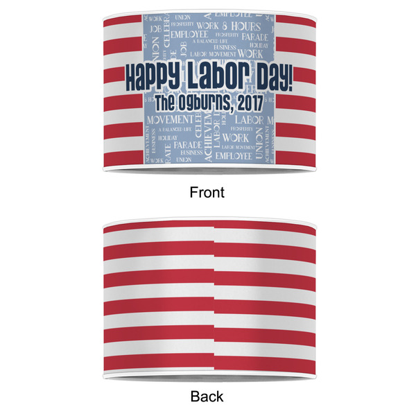 Labor Day 12" Drum Lampshade - APPROVAL (Poly Film)