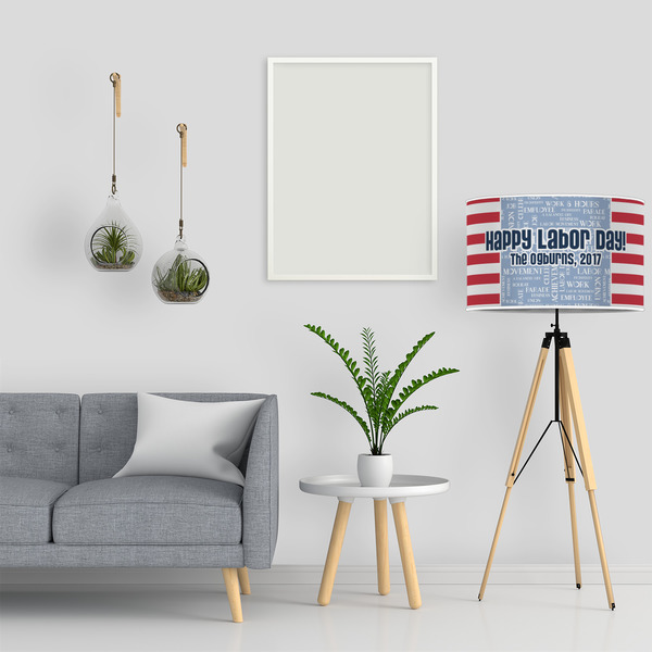 Labor Day 12" Drum Lampshade - LIFESTYLE